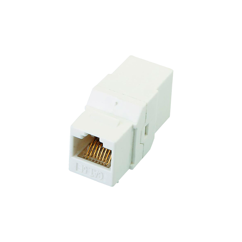 Conector - Empalme para cables UTP - Conector entrada RJ45 - Conector salida RJ45 - Compatible UTP categoría 6A - Baj...