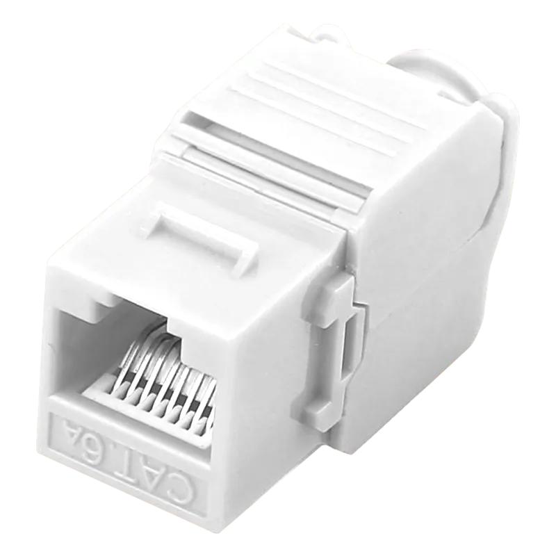 Conector para cables UTP - Conector salida RJ45 - Compatible UTP categoría 6A - Fácil instalación sin necesidad de he... - Alarm