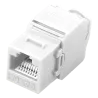 Conector para cables UTP - Conector salida RJ45 - Compatible UTP categoría 6A - Fácil instalación sin necesidad de he... - Alarm