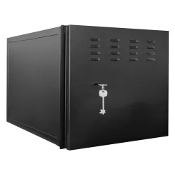 Caja metálica cerrada para DVR - Específico para CCTV - Para grabadores de hasta 6U rack - Cerradura de leva - Compat... - Alarm