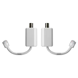 Extensor EoC Branded - Ethernet por cable coaxial - Pasivo | Específico ePoE - Emisor y receptor indistintamente - Pe... - Alarm