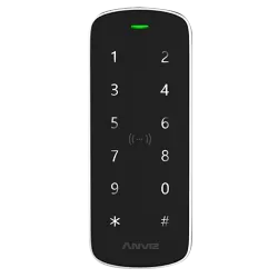 Control de acceso IP65 IK10 - Tarjeta EM/MF y PIN - 10.000 usuarios | 200.000 registros - TCP/IP, WiFi, Bluetooth, US... - Alarm