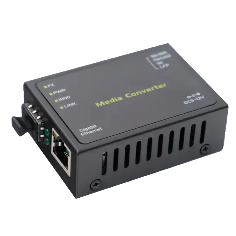 Conversor de medios - 1x Ethernet RJ45 - 1x SFP - Gigabit - 10/100/1000 Base-TX - Tamaño Ultra Compacto - AlarmSystems.Shop