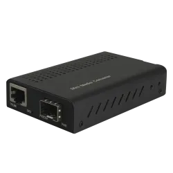 Conversor de medios - 1x Ethernet RJ45 - 1x SFP - Gigabit - 10/100/1000 Base-TX - Tamaño reducido - AlarmSystems.Shop