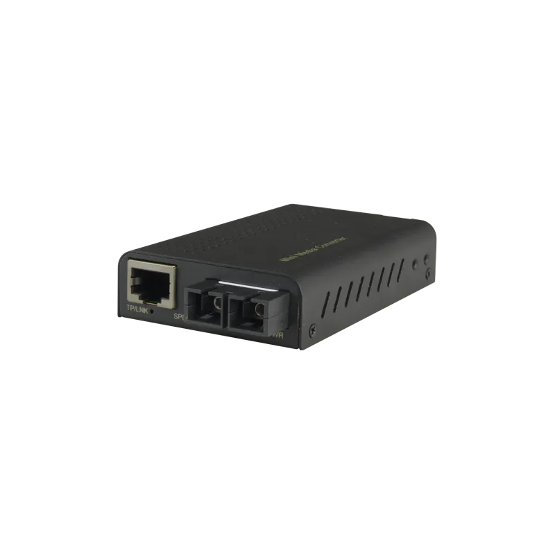 Conversor de medios - Ethernet RJ45 - Fibra multimodo - Conector SC dúplex - TRx 850 nm - Gigabit - Máximo 550 m - AlarmSystems.