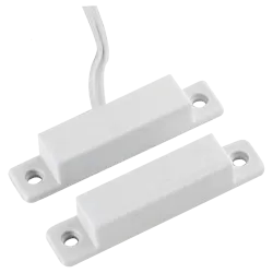 Contacto magnético - Apto para instalar en madera - Tecnología Reed - Sistema de conexión por 2 hilos - Resistencia a... - Alarm