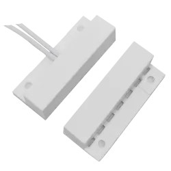 Contacto magnético - Apto para instalar en madera - Tecnología Reed - Sistema de conexión por 2 hilos - Resistencia a... - Alarm