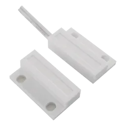 Contacto magnético - Apto para instalar en madera - Tecnología Reed - Sistema de conexión por 2 hilos - Resistencia a... - Alarm