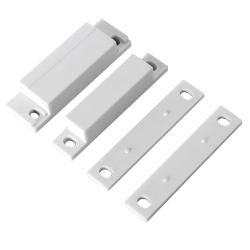 Contacto magnético - Apto para instalar en madera - Tecnología Reed - Sistema de conexión por terminal - Resistencia ...