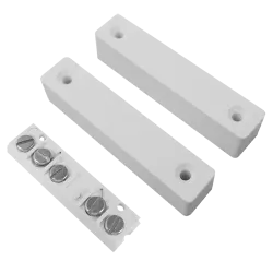 Contacto magnético - Apto para instalar en madera - Tecnología Reed - Sistema de conexión por 5 terminales - Resisten... - Alarm