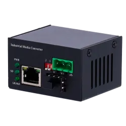 Conversor de medios Industrial - 1x Ethernet RJ45 - 1x SFP - Fast Ethernet - 10/100 Base-TX - Tamaño Ultra Compacto -... - Alarm