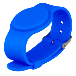 Pulsera de proximidad - ID por radiofrecuencia - MF pasivo | Color azul - Alta frecuencia 13.56 MHz - Correa ajustabl... - Alarm