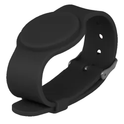 Pulsera de proximidad - ID por radiofrecuencia - MF pasivo | Color negro - Alta frecuencia 13.56 MHz - Correa ajustab... - Alarm