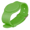 Pulsera de proximidad - ID por radiofrecuencia - MF pasivo | Color verde - Alta frecuencia 13.56 MHz - Correa ajustab... - Alarm