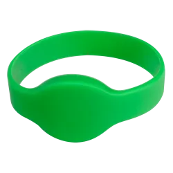 Pulsera de proximidad - ID por radiofrecuencia - MF pasivo | Color verde - Alta frecuencia 13.56 MHz - Diámetro 65 mm... - Alarm