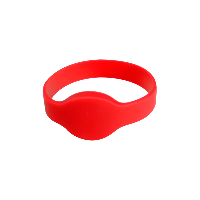 Pulsera de proximidad - ID por radiofrecuencia - MF pasivo | Color rojo - Alta frecuencia 13.56 MHz - Diámetro 65 mm ... - Alarm