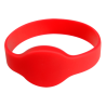 Pulsera de proximidad - ID por radiofrecuencia - MF pasivo | Color rojo - Alta frecuencia 13.56 MHz - Diámetro 65 mm ...