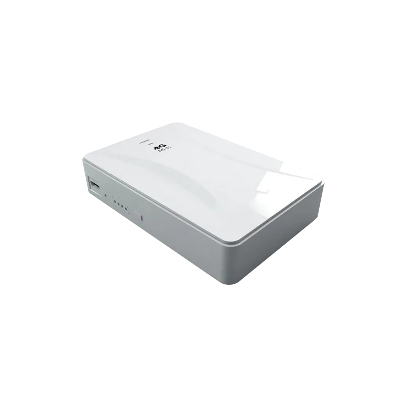 Router 4G Portátil - Conexión RJ45 10/100 o WiFi 802.11 b/g/n - Hasta 10 conexiones WiFi simultáneas - Powerbank 5200... - Alarm