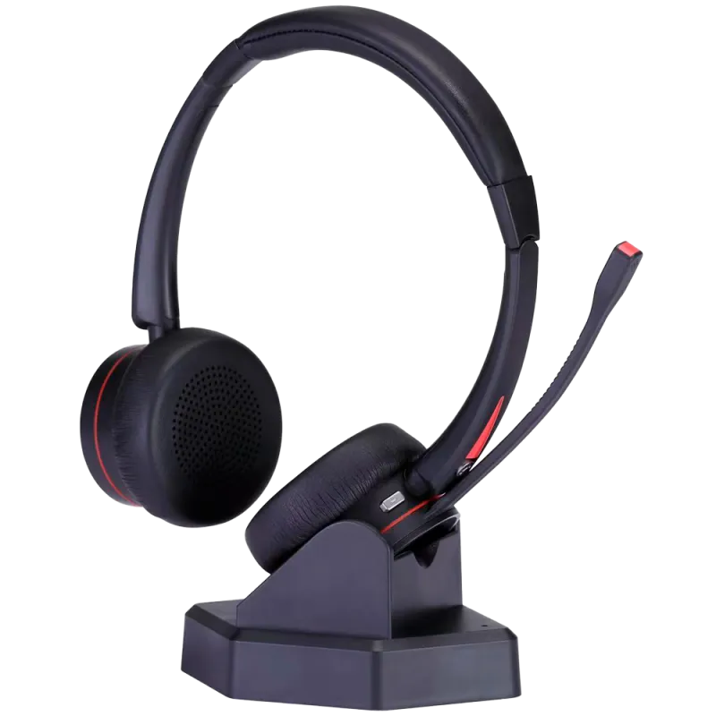 Auriculares inalámbricos - Cobertura de hasta 30m - Cancelación de ruido - Capacidad de 320mAh - Máximo tiempo de us... - Alarm