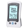 Medidor de CO2, temperatura y humedad - Con alarma visual y audible programable por el usuario - Registro de valor má... - Alarm