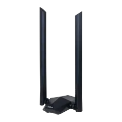Adaptador Wi-Fi DAHUA - Frecuencia 2.4GHz - 5Ghz - Wi-Fi 6 IEEE802.11 a/n/ac/ax - Conexión USB 3.0 - Ganancia 5dBi / ... - Alarm