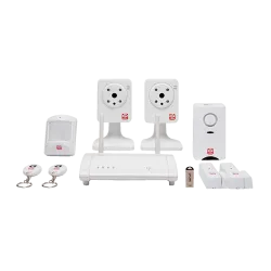 Kit de alarma doméstica Home8 - Conexión a internet / IP Cloud - Servicio solo bajo suscripción - 2 Cámaras IP / Veri... - Alarm