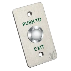 Pulsador de liberación de puerta - Uso profesional - Testado 500.000 usos - NO/NC/COM | Empotrado o superficie - Medi... - Alarm