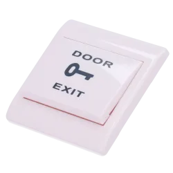 Pulsador de liberación de puerta - Uso profesional - Testado 500.000 usos - NO/COM | Empotrado - Medidas 86 (Al) x 86... - Alarm
