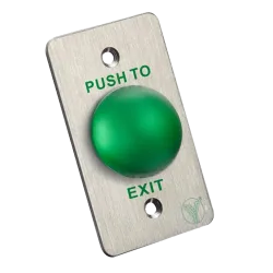 Pulsador de liberación de puerta - Tipo semiesfera - Testado 500.000 usos - NO/NC/COM | Empotrado o superficie - Medi... - Alarm