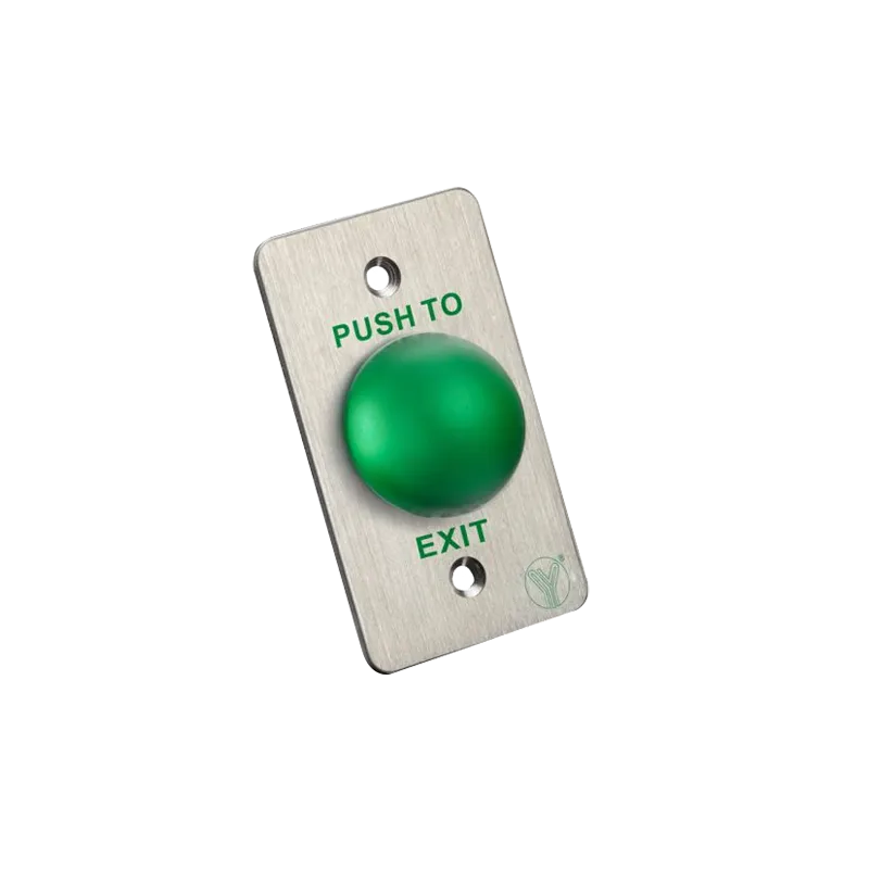 Pulsador de liberación de puerta - Tipo semiesfera - Testado 500.000 usos - NO/NC/COM | Empotrado o superficie - Medi... - Alarm