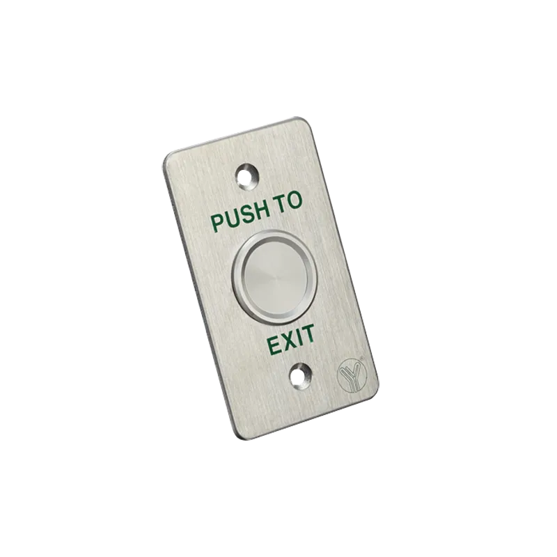 Botón de salida - Tipo piezoeléctrico - Apto para exterior IP68 - NO/COM | Empotrado o supeficie - Medidas 86 (Al) x ... - Alarm
