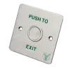 Botón de salida - Tipo piezoeléctrico - Apto para exterior IP68 - NO/COM | Empotrado o supeficie - Medidas 86 (Al) x ... - Alarm
