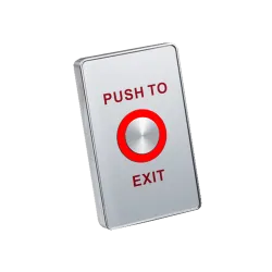 Botón de salida - Tipo piezoeléctrico con LED - Apto para exterior IP65 - NO/COM | Superficie - Medidas 114 (Al) x 70... - Alarm