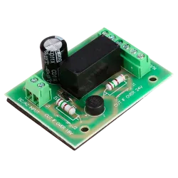 Módulo de relé - 1 entrada - 2 salidas de relés - Pequeño tamaño - Apto para todo tipo de puertas - Alimentación DC 12 V - Alarm