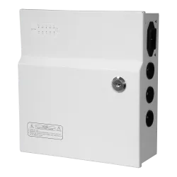 Caja de distribución de alimentación - 1 entrada AC 110 V ~ 220 V - 9 salidas por par de cobre - Protección por fusib... - Alarm