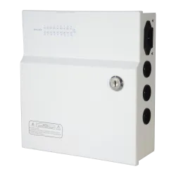 Caja de distribución de alimentación - 1 entrada AC 110 V ~ 220 V - 18 salidas por par de cobre - Protección por fusi... - Alarm