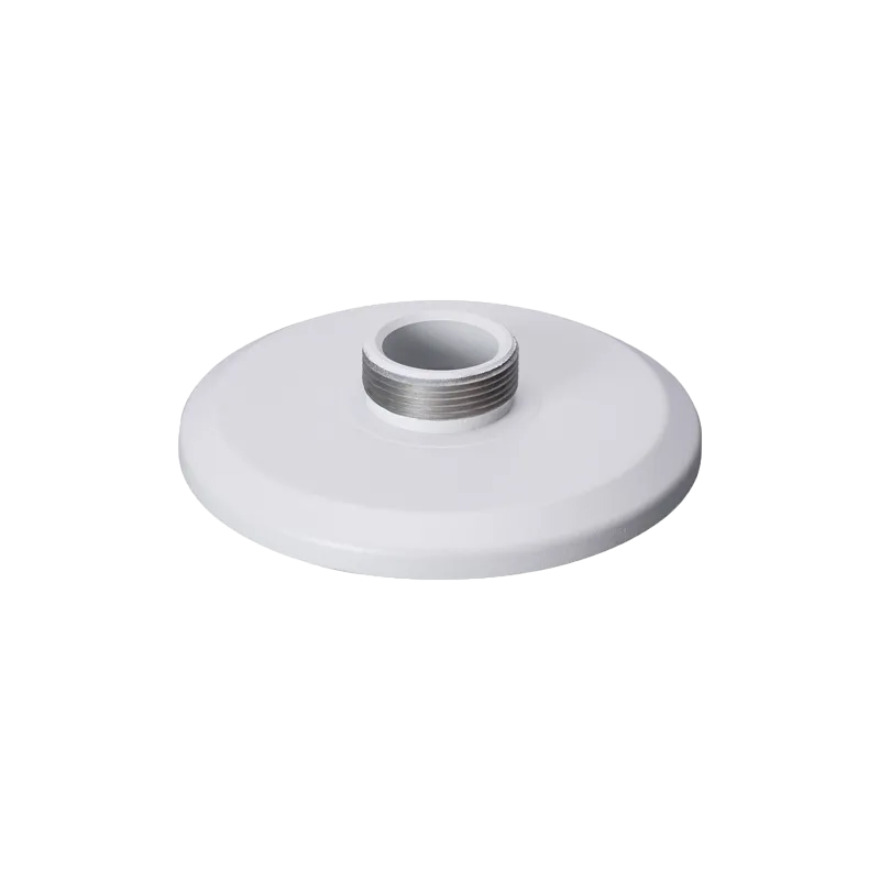 Soporte de techo - Apto para domos motorizadas - Fabricado en aluminio - 37 (Al) x 150,8 (Ø) mm - Pasador de cables - AlarmSyste