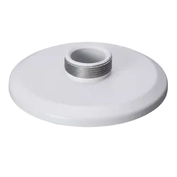 Soporte de techo - Apto para domos motorizadas - Fabricado en aluminio - 37 (Al) x 169 (Ø) mm - Pasador de cables - AlarmSystems