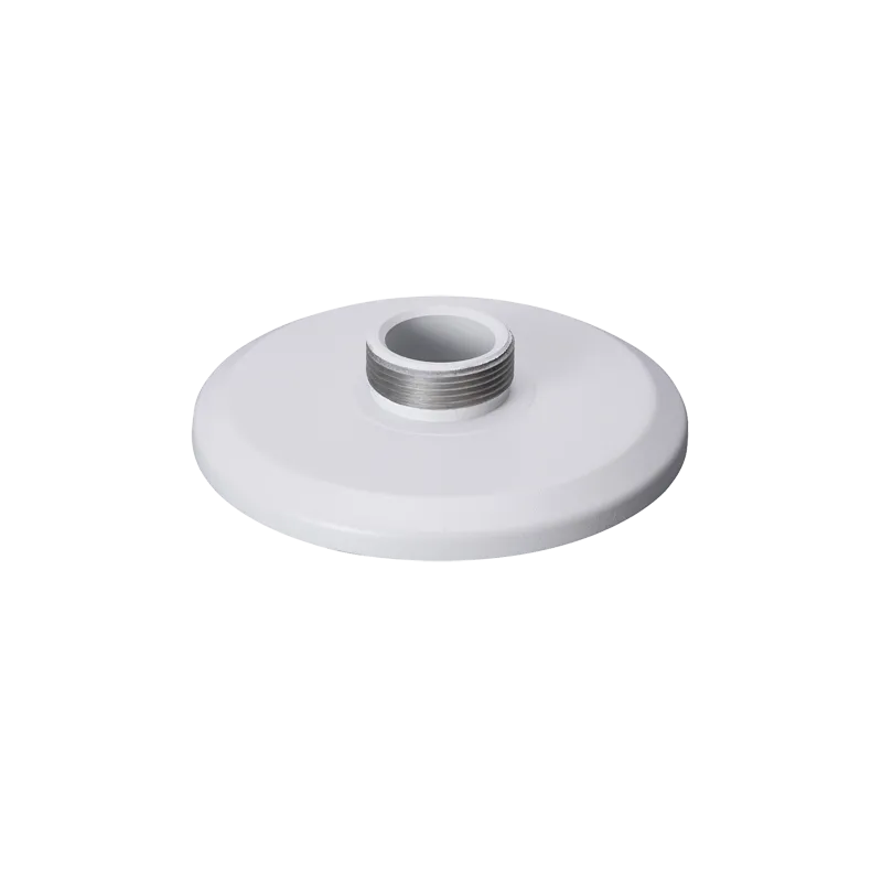 Soporte de techo - Apto para domos motorizadas - Fabricado en aluminio - 37 (Al) x 169 (Ø) mm - Pasador de cables - AlarmSystems