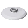 Soporte de techo - Apto para domos motorizadas - Fabricado en aluminio - 37 (Al) x 169 (Ø) mm - Pasador de cables - AlarmSystems