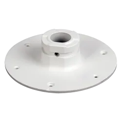 Soporte de techo - Apto para domos motorizadas - Fabricado en aluminio - 40 (Al) x 140 (Ø) mm - Pasador de cables - AlarmSystems