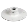 Soporte de techo - Apto para domos motorizadas - Fabricado en aluminio - 40 (Al) x 140 (Ø) mm - Pasador de cables - AlarmSystems