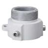 Rosca adaptadora - Para domos motorizadas - Aleación de aluminio - 49 (Al) x 60 (Ø) mm - 250 g - AlarmSystems.Shop