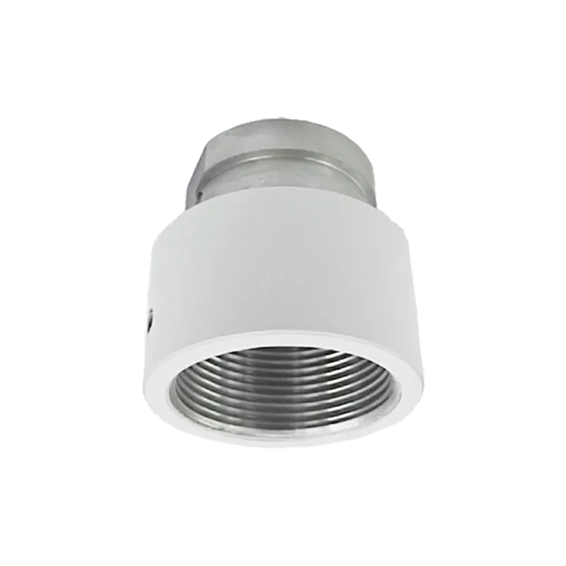 Rosca adaptadora - Para domos motorizadas - Aleación de aluminio - 58 (Al) x 60 (Ø) mm - 200 g - AlarmSystems.Shop