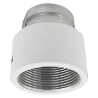 Rosca adaptadora - Para domos motorizadas - Aleación de aluminio - 58 (Al) x 60 (Ø) mm - 200 g - AlarmSystems.Shop