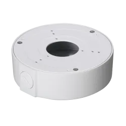 Caja de conexiones - Para cámaras domo o compactas - Apto para uso exterior - Instalación en techo o pared - Color bl... - Alarm