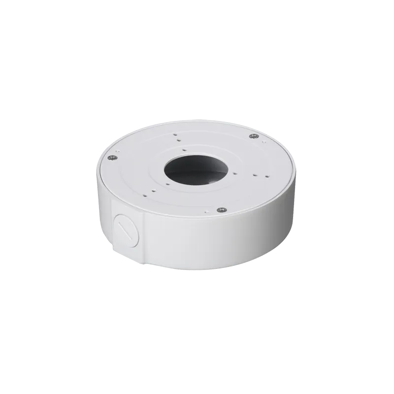 Caja de conexiones - Para cámaras domo o compactas - Apto para uso exterior - Instalación en techo o pared - Color bl... - Alarm