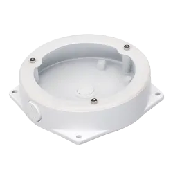 Caja de conexiones - Para cámaras domo - Apto para uso exterior - Instalación en techo o pared - Color blanco - Pasad... - Alarm
