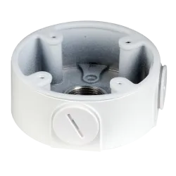 Caja de conexiones - Para cámaras domos - Apto para uso exterior - Instalación en techo o pared - Pasador de cables -... - Alarm