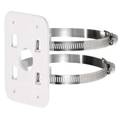 Soporte para mástiles/farolas - Para cámaras compactas - Rango diámetro 80~130 mm - Apto para uso en exterior - Color... - Alarm